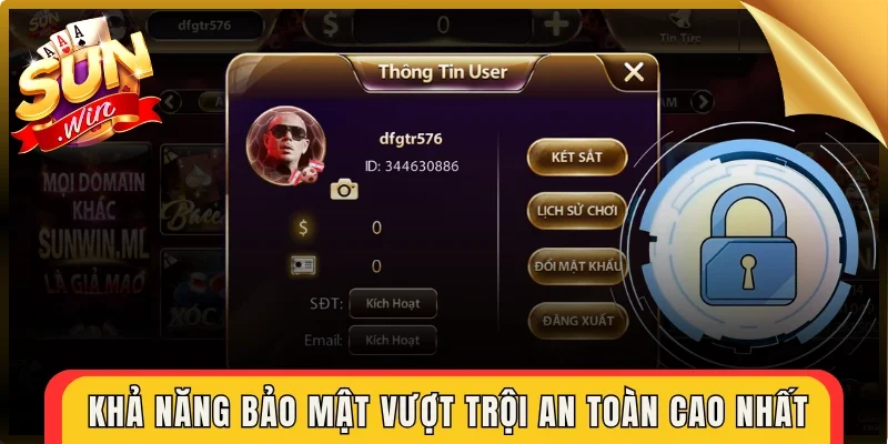 Khả năng bảo mật vượt trội an toàn cao nhất