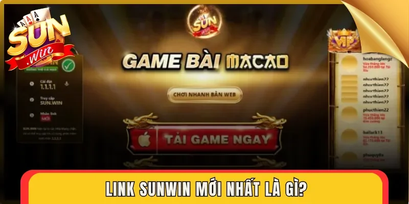 Link Sunwin mới nhất là gì?
