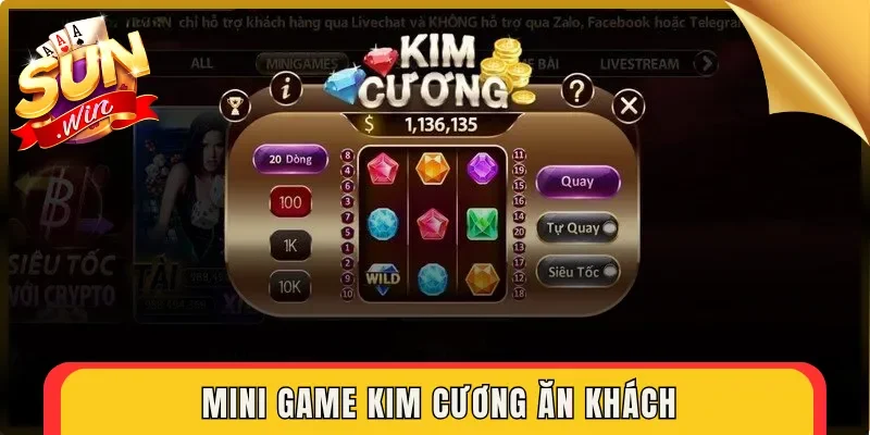 Mini game Kim Cương ăn khách